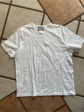 Pendleton White Short Sleeve Crew Neck Tee
